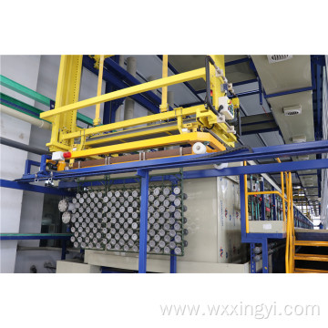 Transfer shuttle transportation in plating line